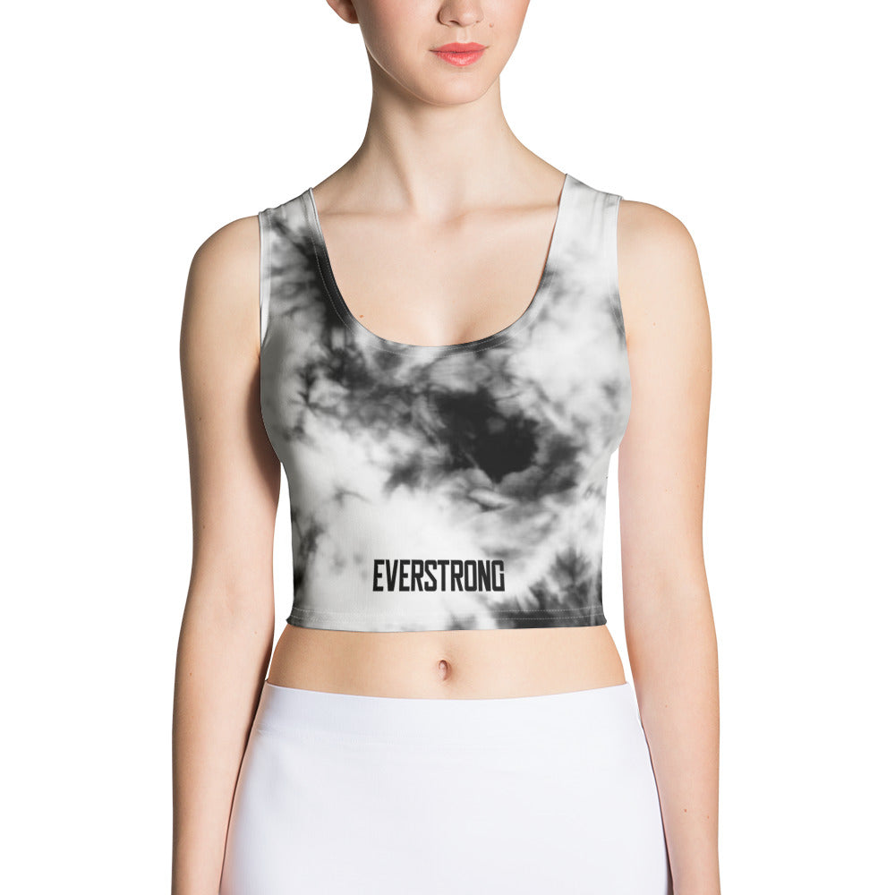 EVERSTRONG - Tie Dye Crop Top - Black/White