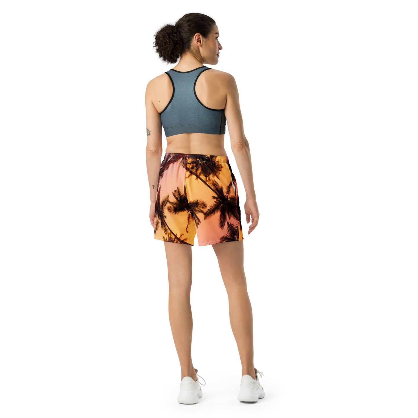 EVERSTRONG - "Sunset Palm Tree" Athletic Long Shorts