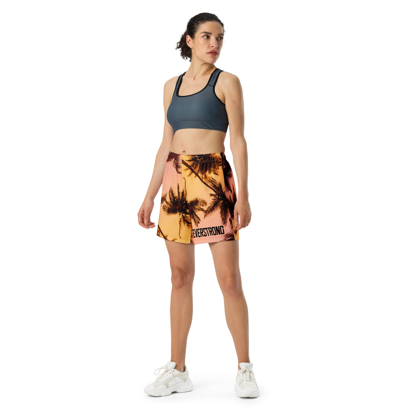 EVERSTRONG - "Sunset Palm Tree" Athletic Long Shorts