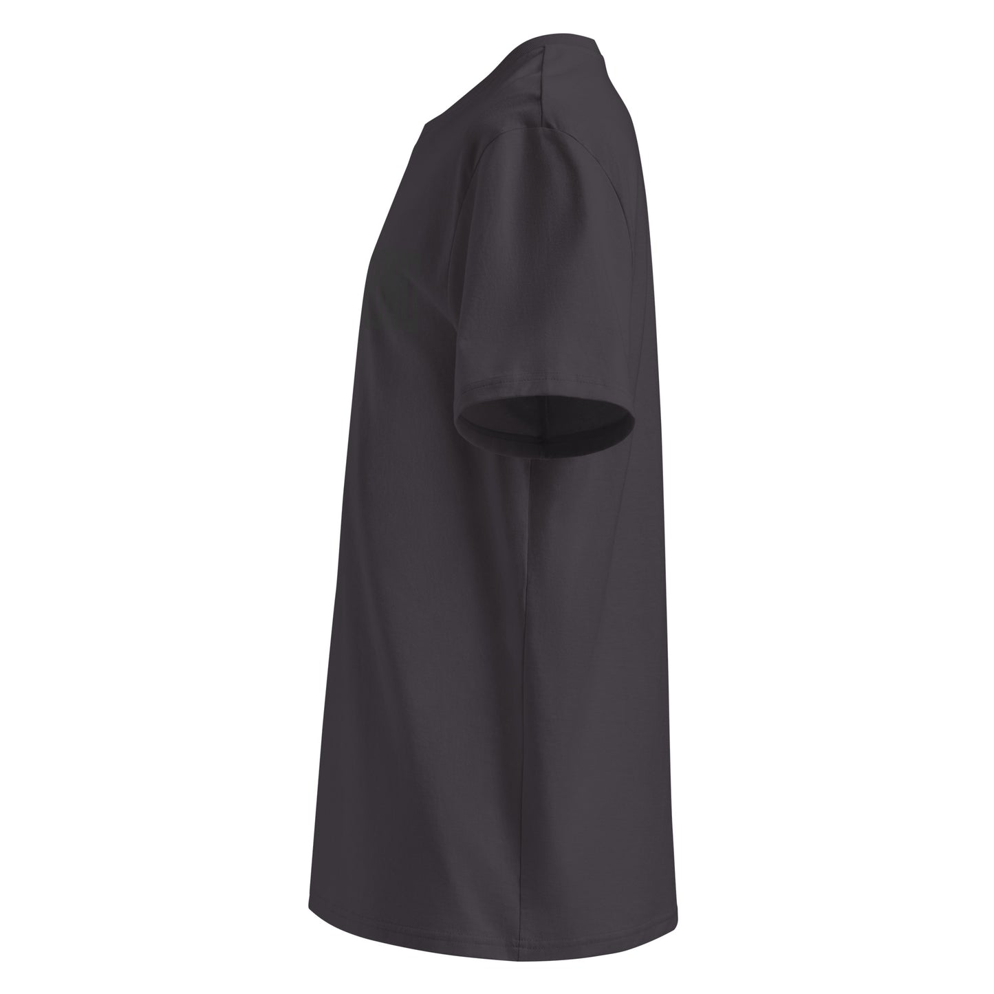 EverStrong organic ribbed neck t-shirt in teal color with bold 'EVERSTRONG' print.