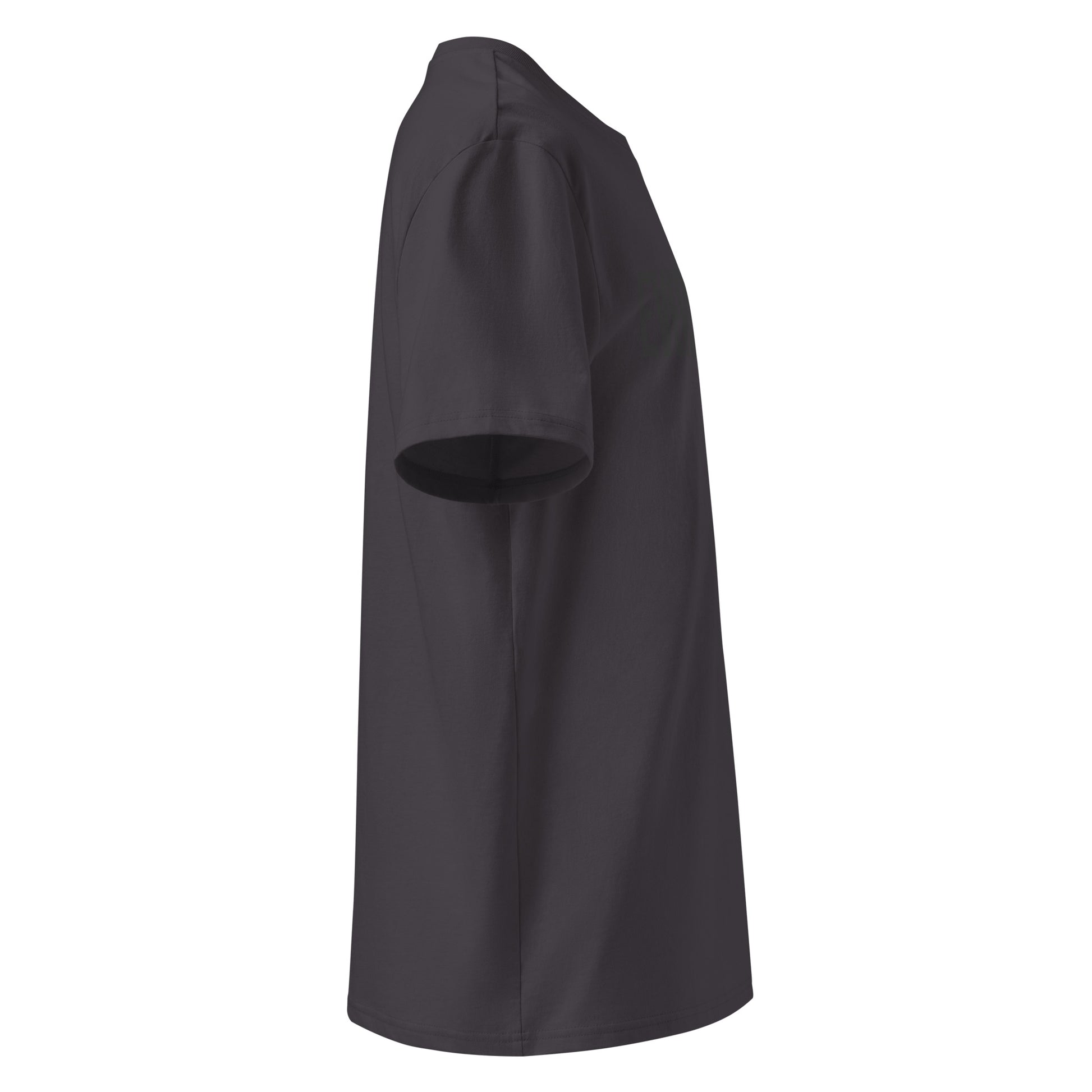 EverStrong organic ribbed neck t-shirt in teal color with bold 'EVERSTRONG' print.