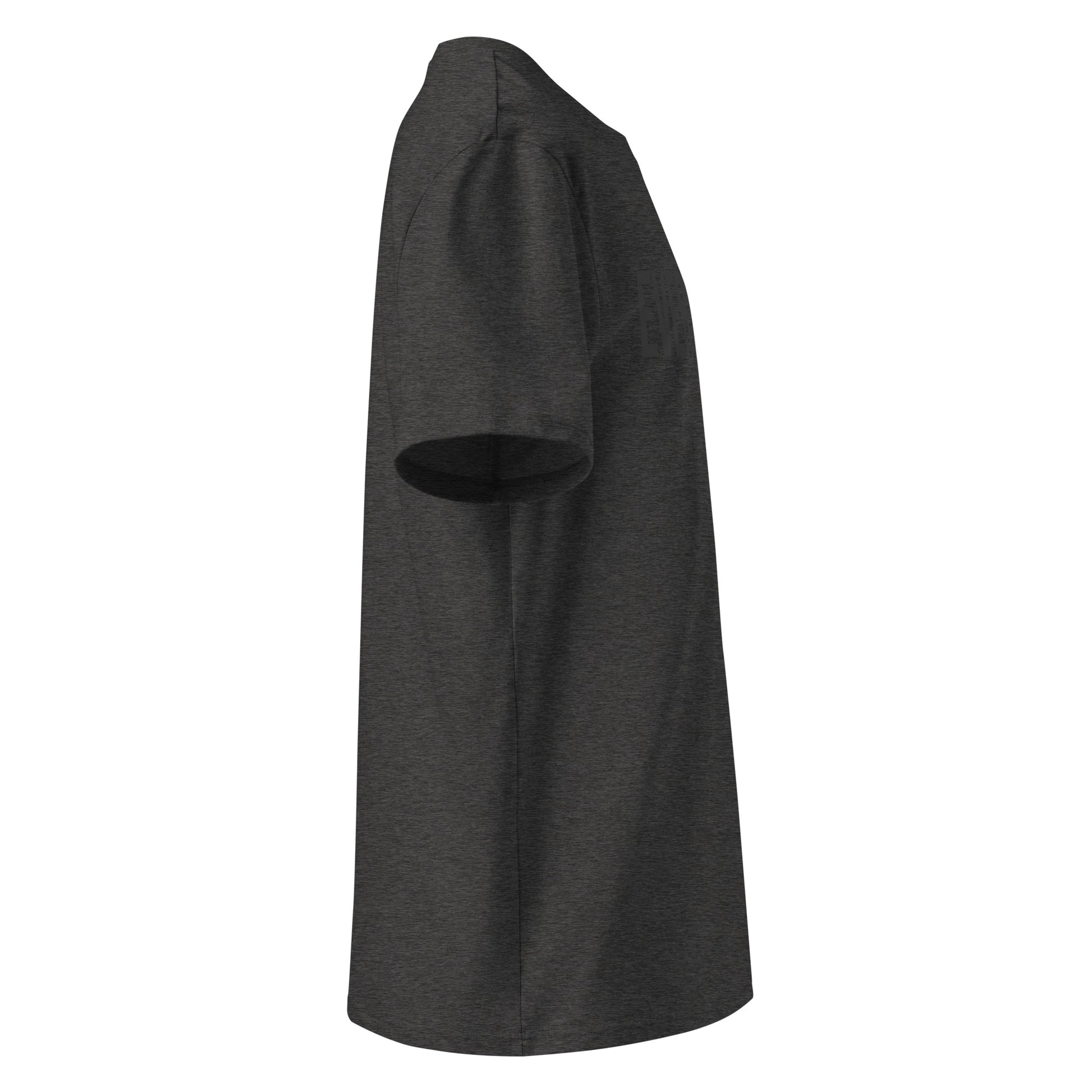 EverStrong organic ribbed neck t-shirt in teal color with bold 'EVERSTRONG' print.